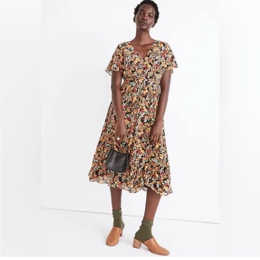 Madewell floral dress